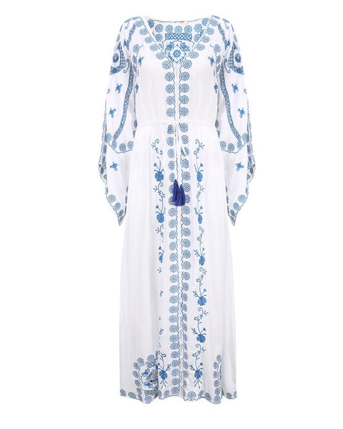 Aegean Breeze Maxi Dress