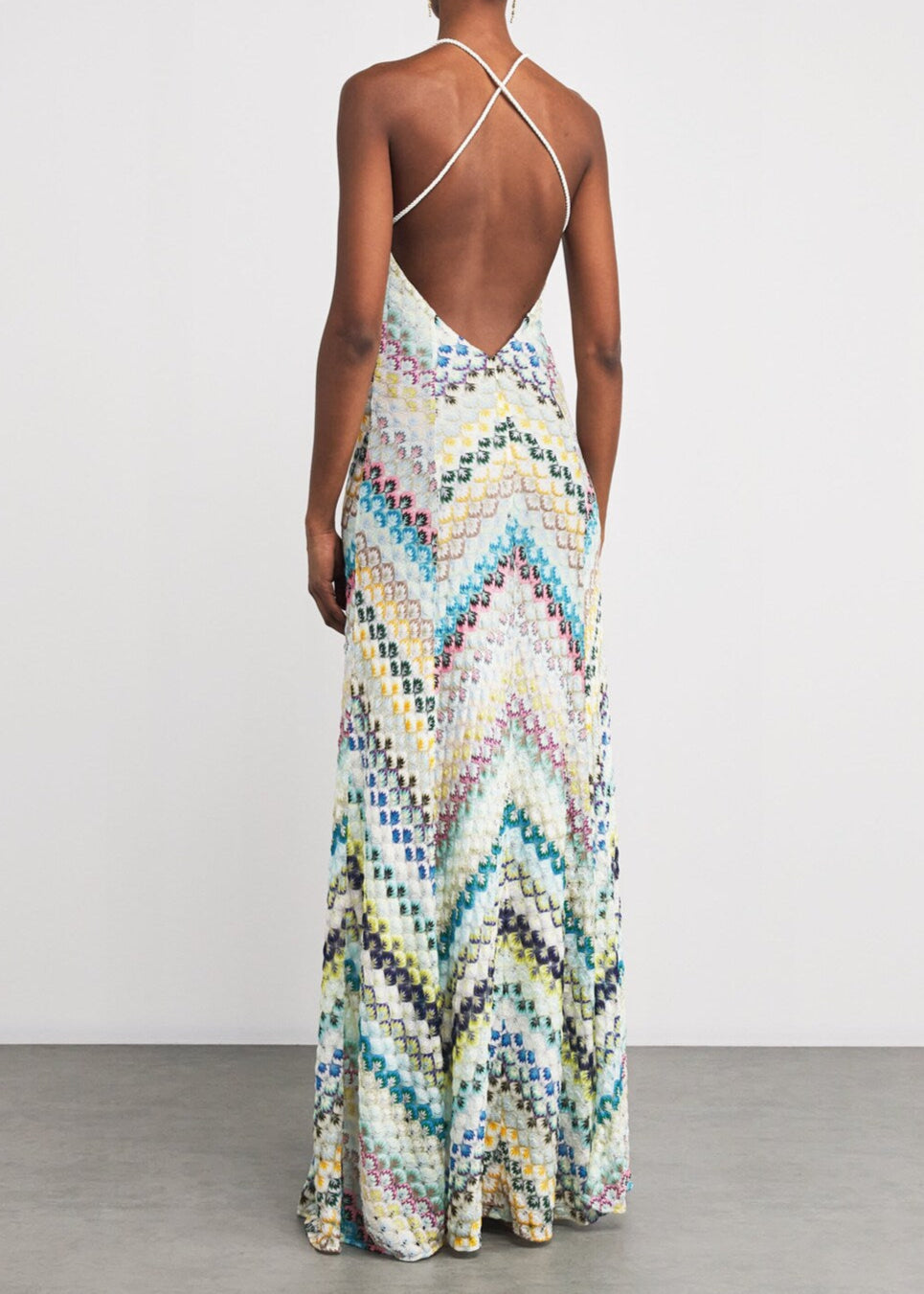 Soleia Herringbone Maxi Dress