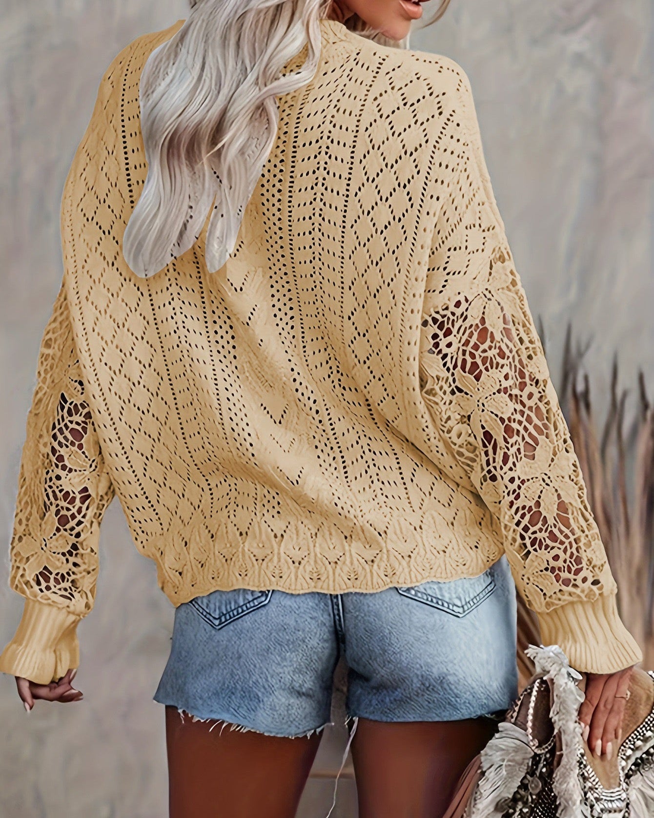 Solana Knit Lace Sweater