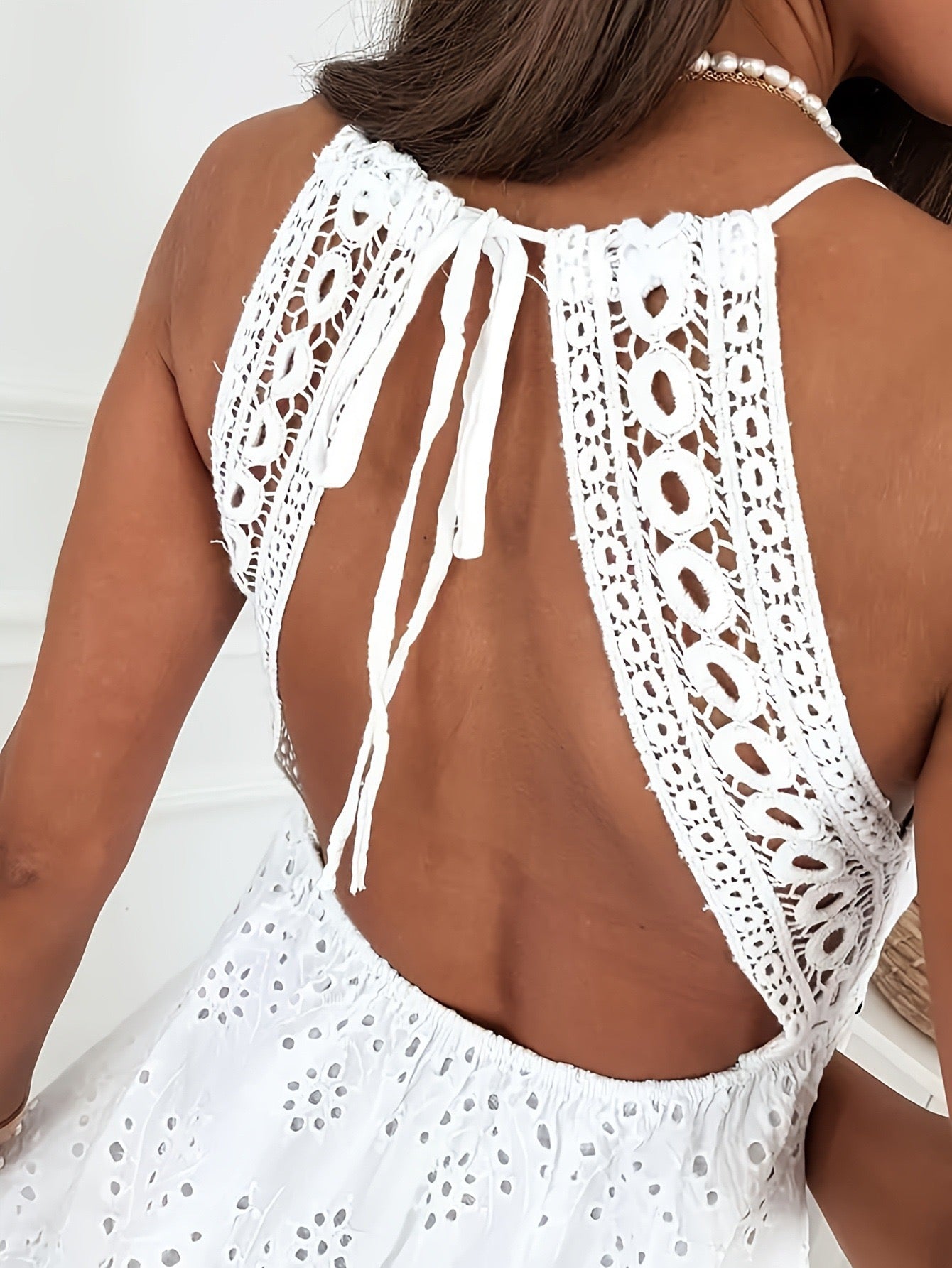 Solara Eyelet Mini Dress