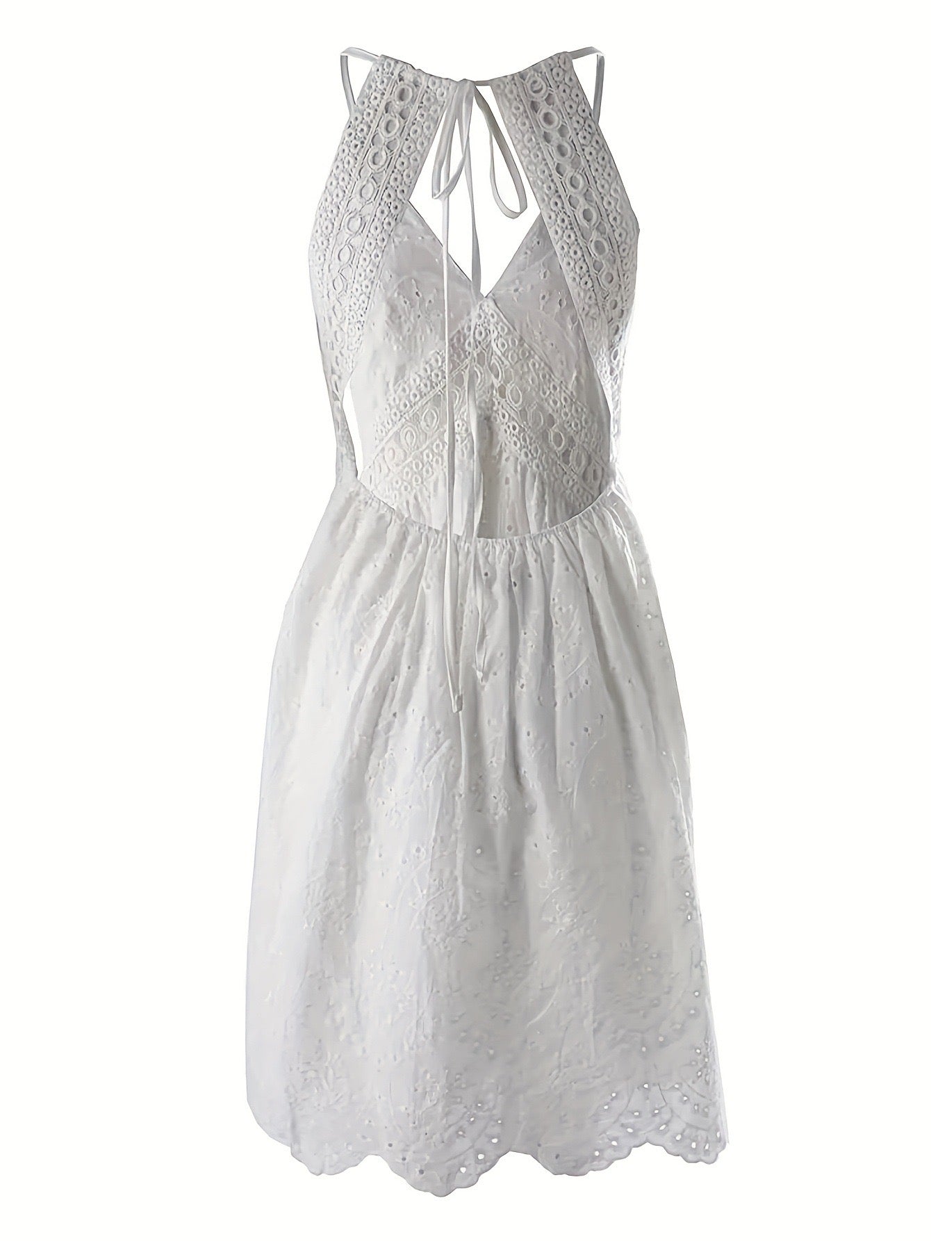 Solara Eyelet Mini Dress