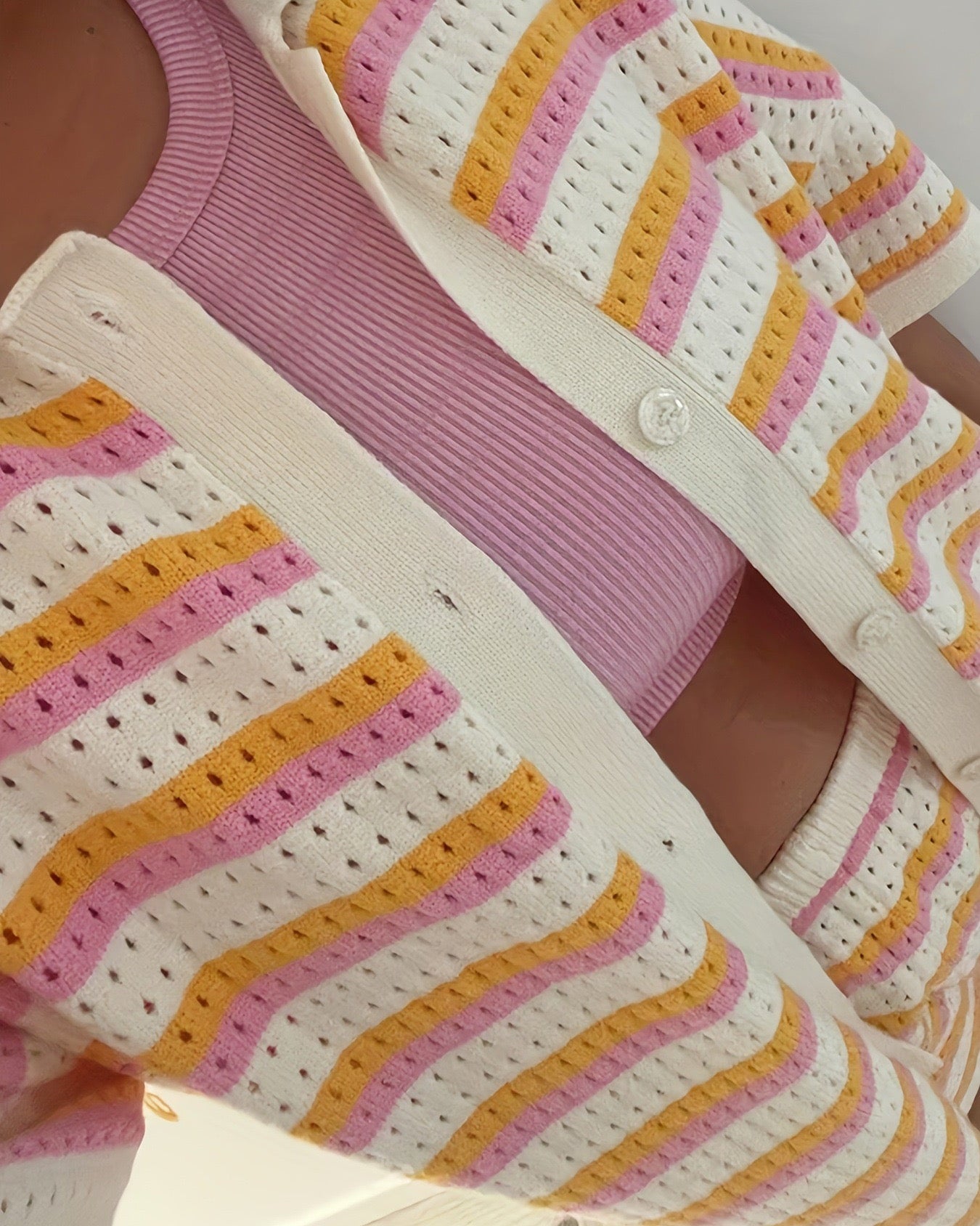Sunset Sorbet Knit Set