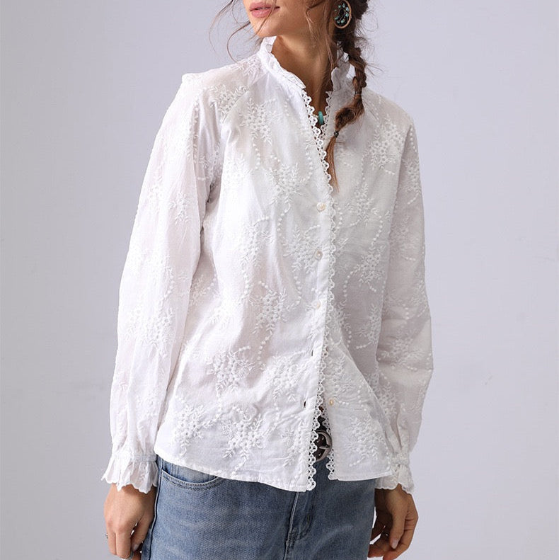 Celeste Broderie Shirt