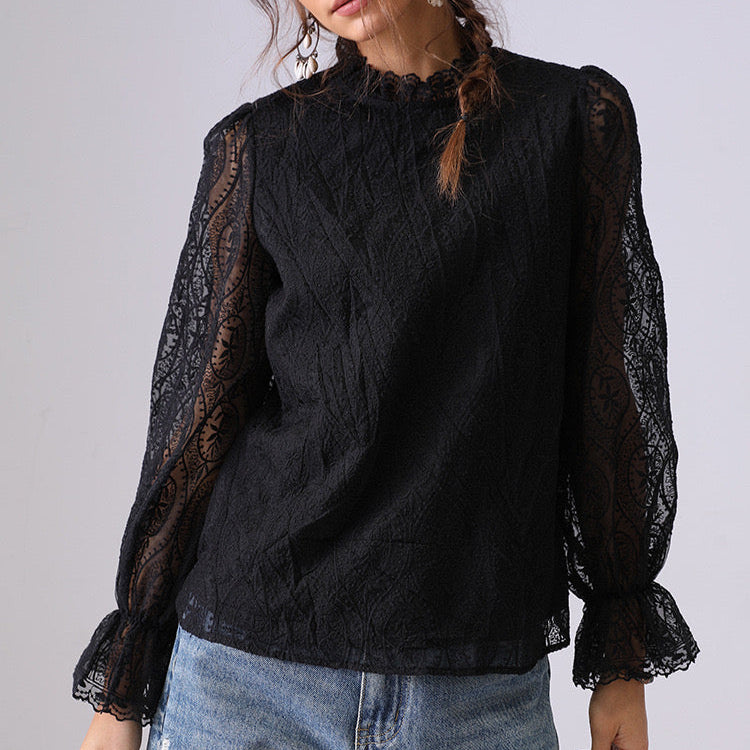 Viola Vintage Lace Top
