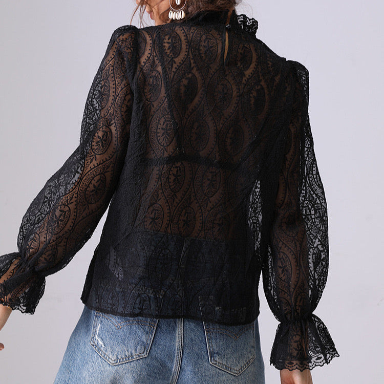 Viola Vintage Lace Top