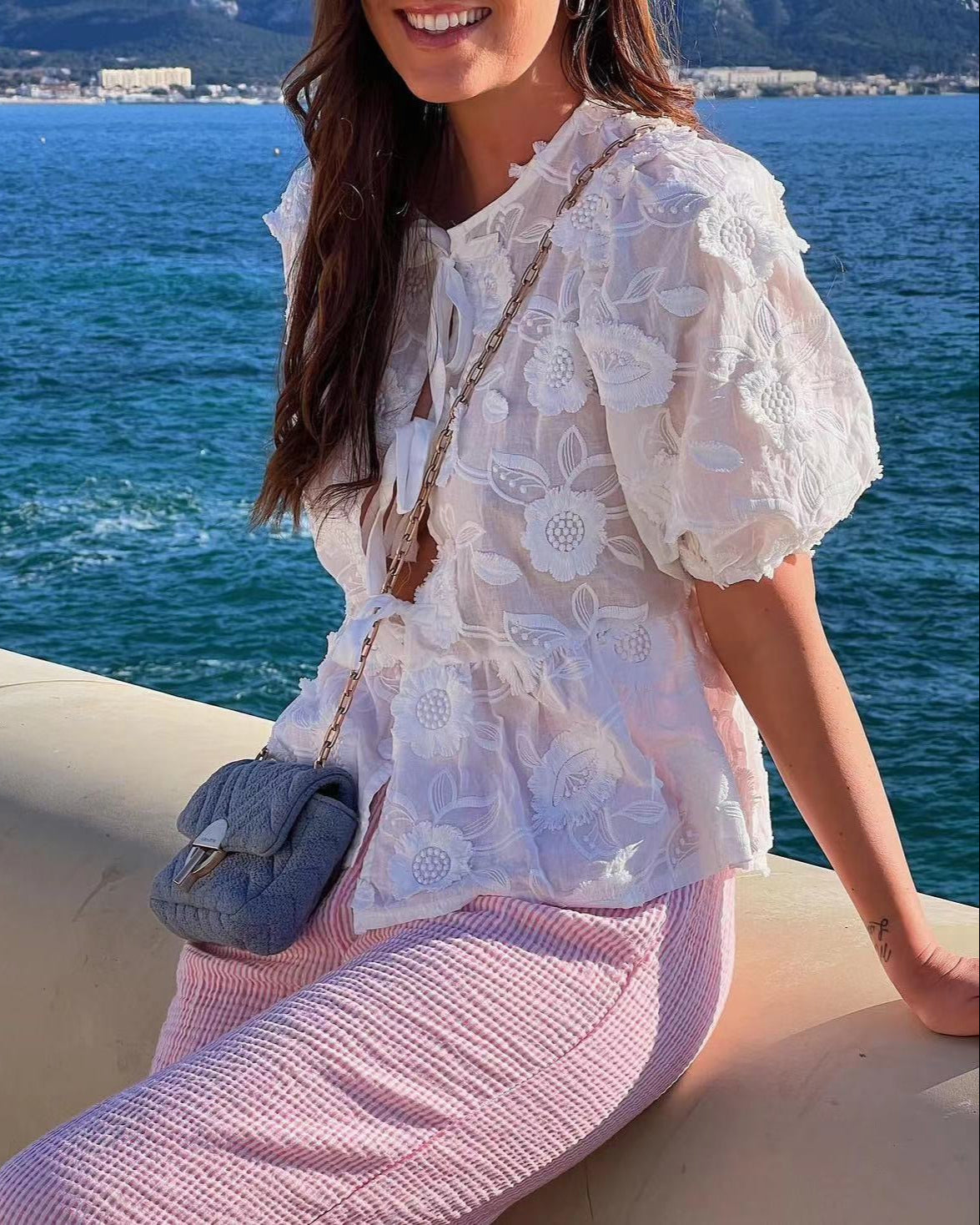 Fleur Blanche Blouse