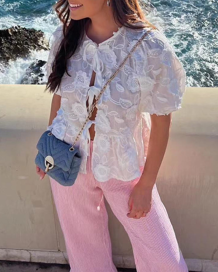 Fleur Blanche Blouse