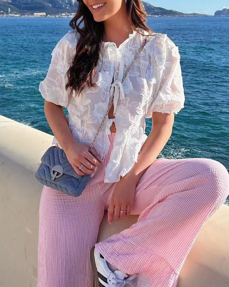 Fleur Blanche Blouse