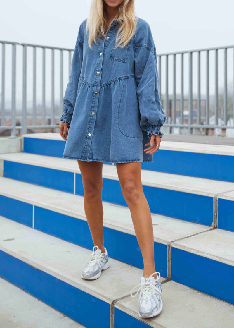 Riviera Denim Shirt Dress