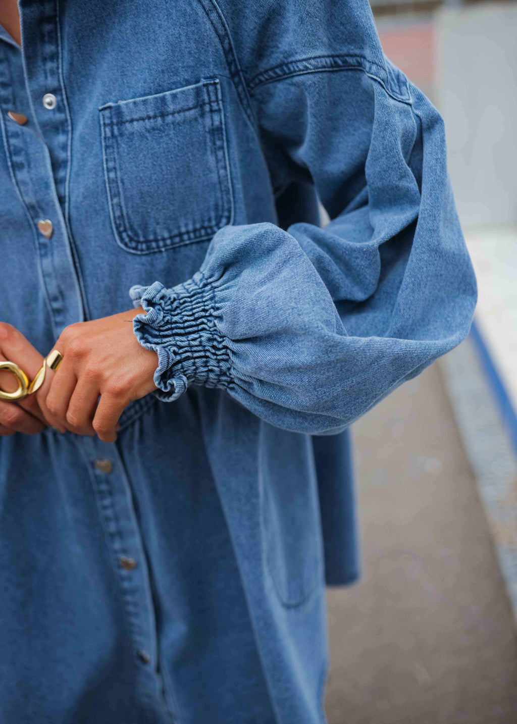 Riviera Denim Shirt Dress