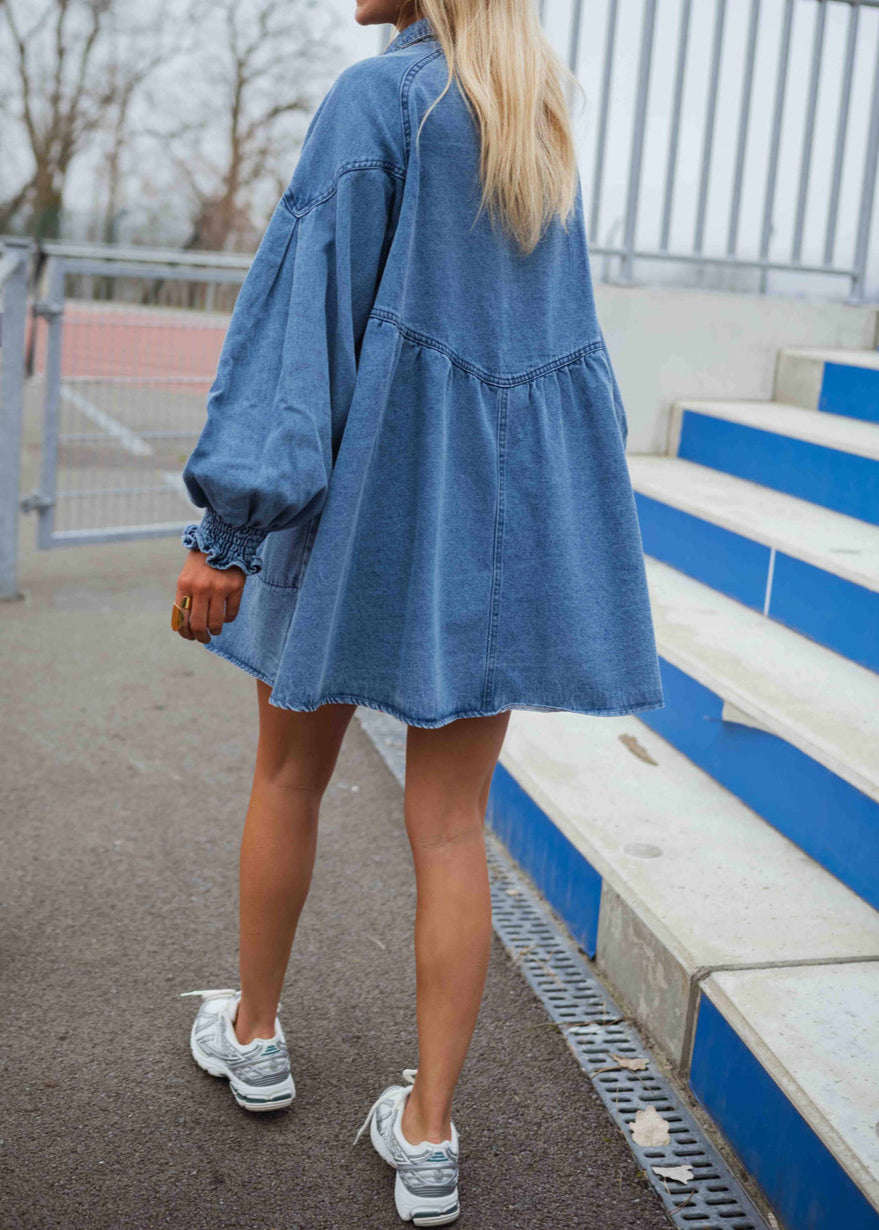 Riviera Denim Shirt Dress
