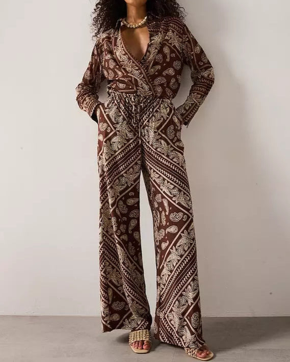 Mocha Paisley Boho Set