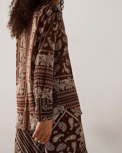 Mocha Paisley Boho Set