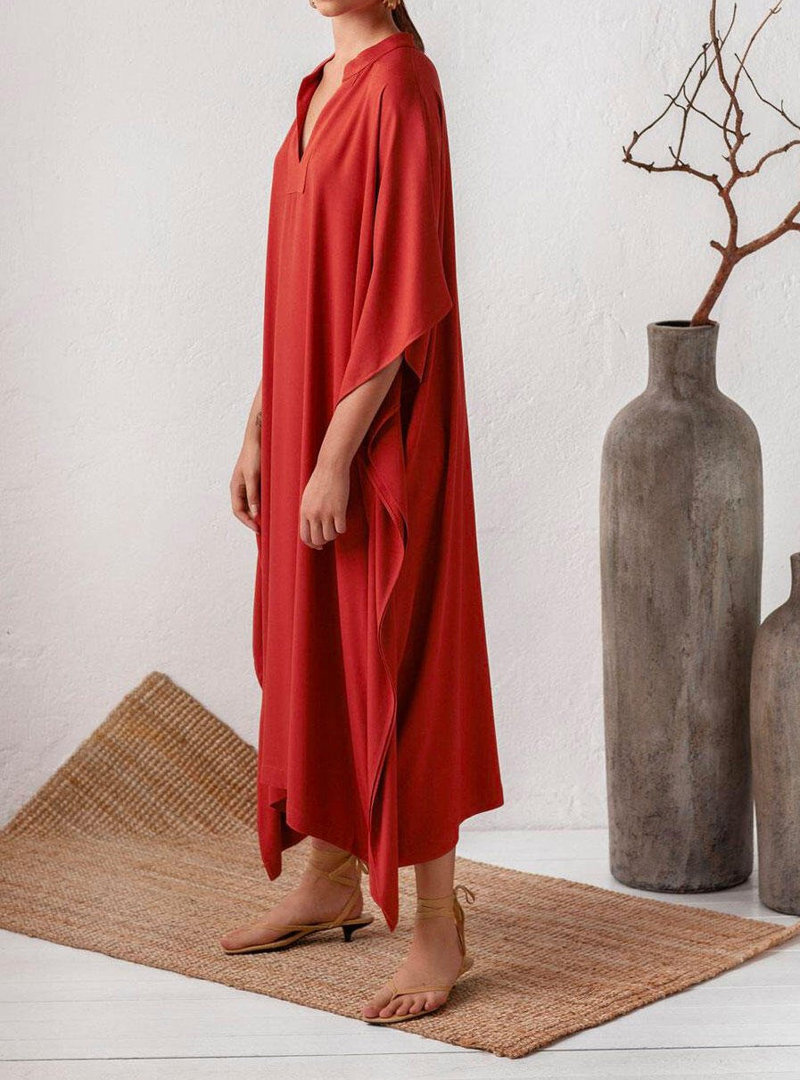 Sahara Flame Kaftan