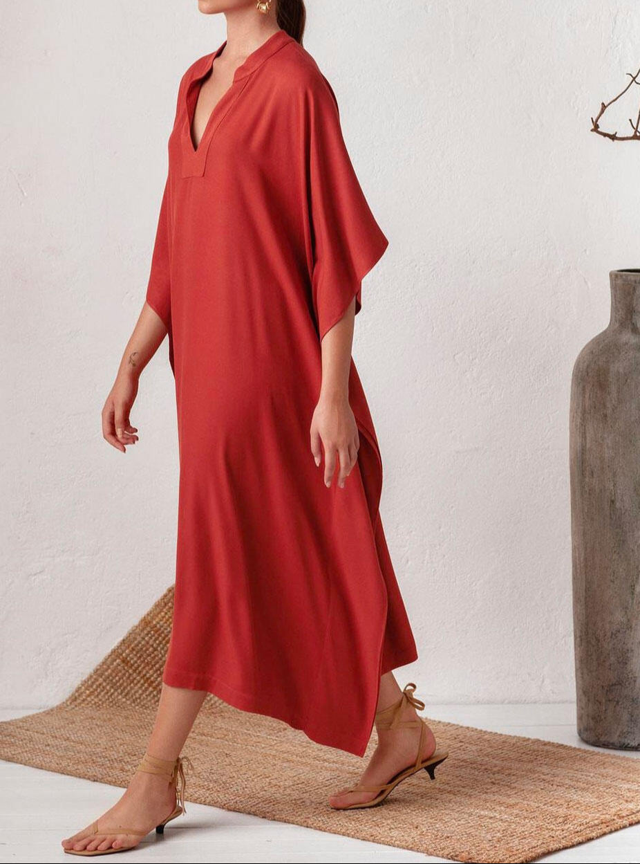 Sahara Flame Kaftan