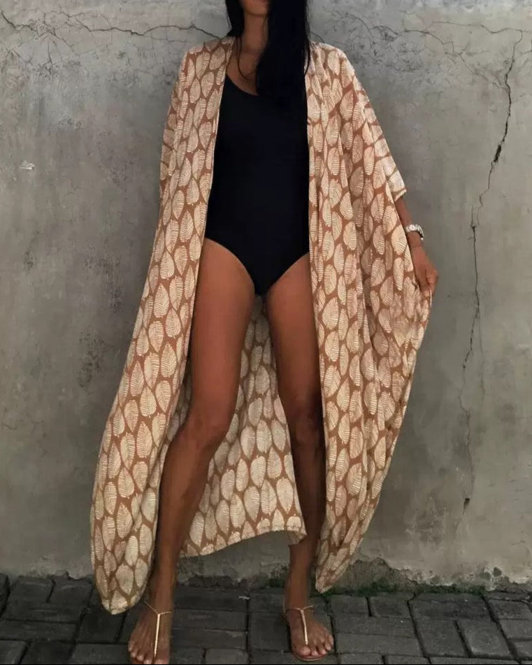 Sahira Leaf Kimono