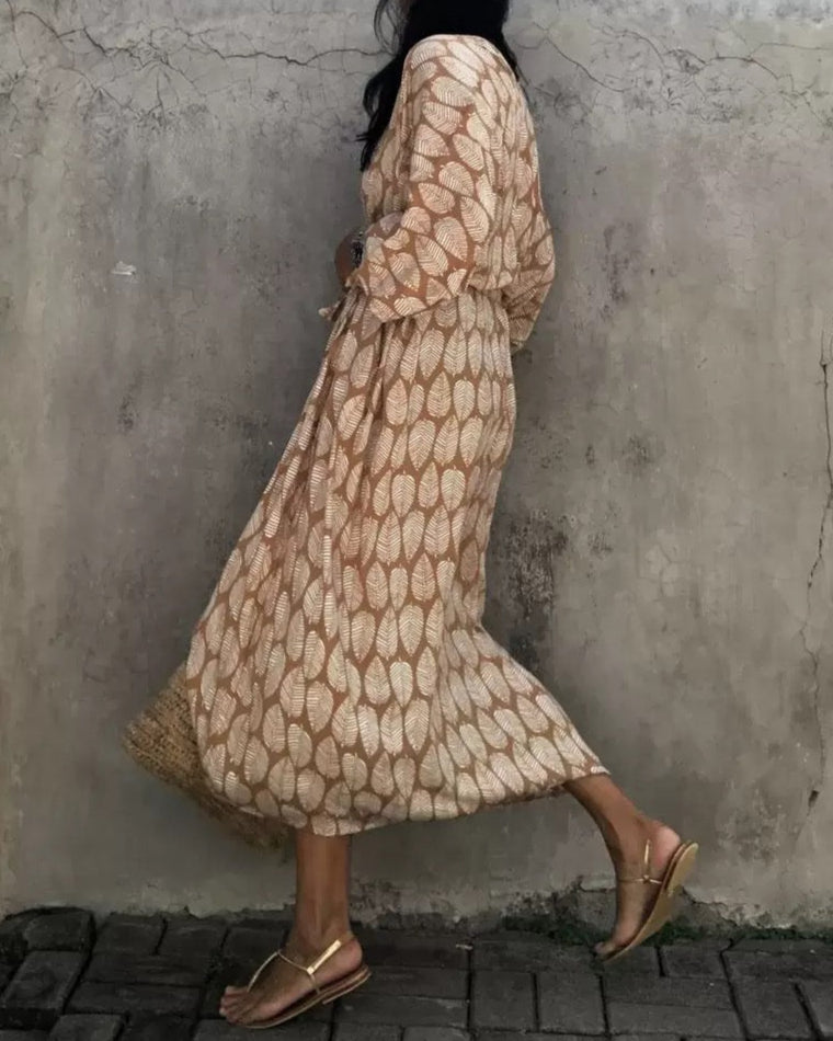Sahira Leaf Kimono