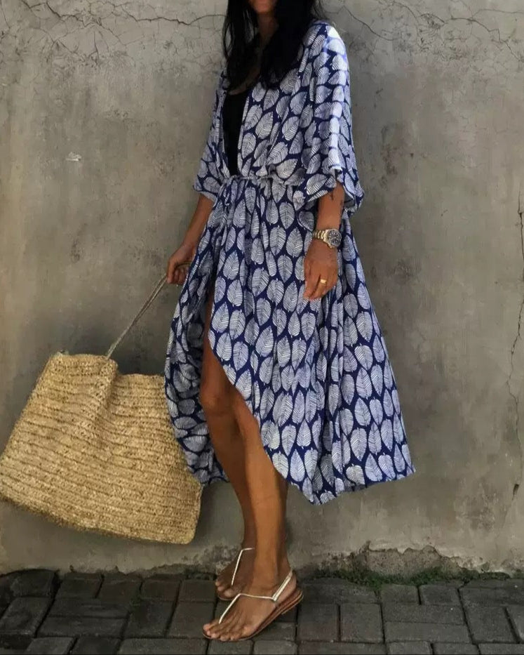 Sahira Leaf Kimono
