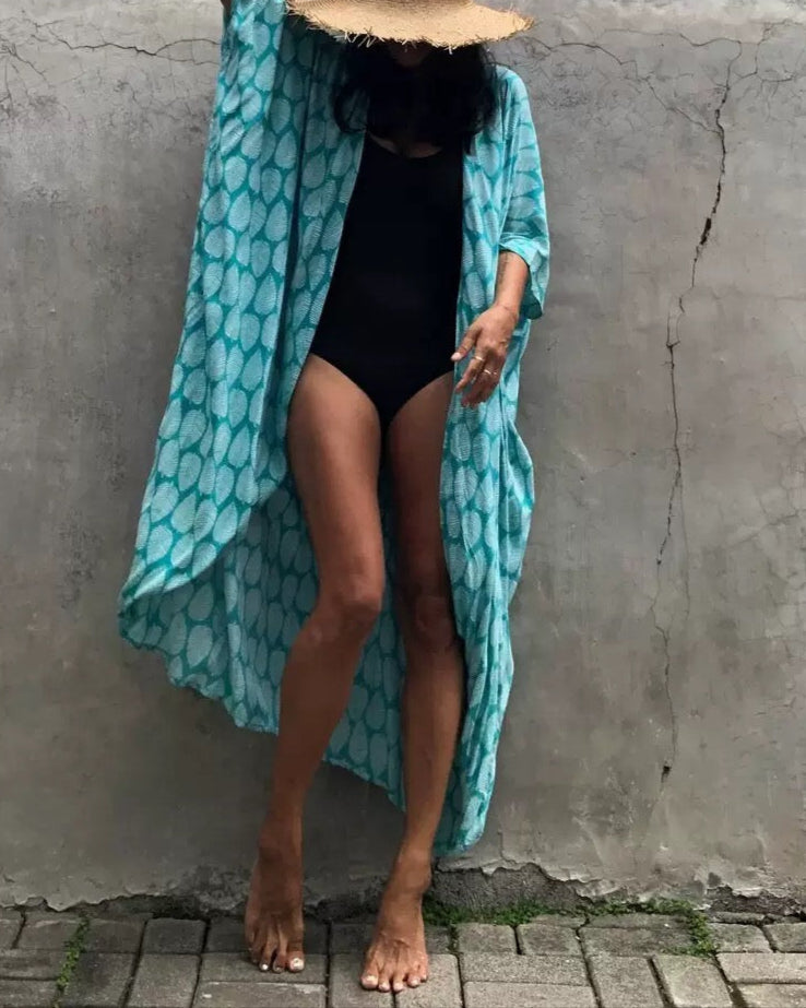 Sahira Leaf Kimono