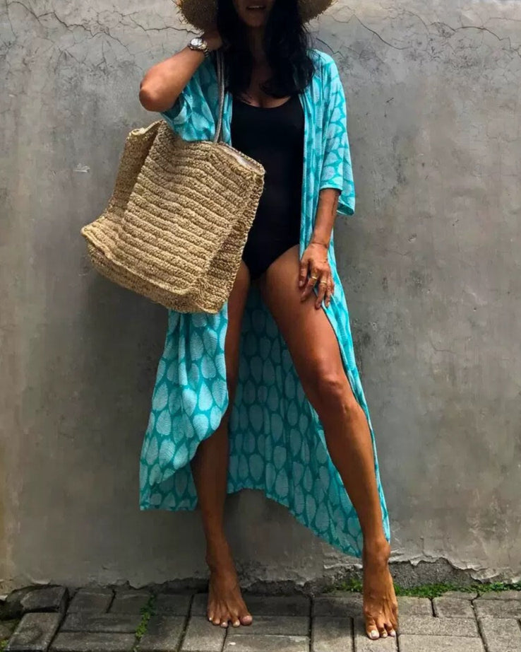Sahira Leaf Kimono