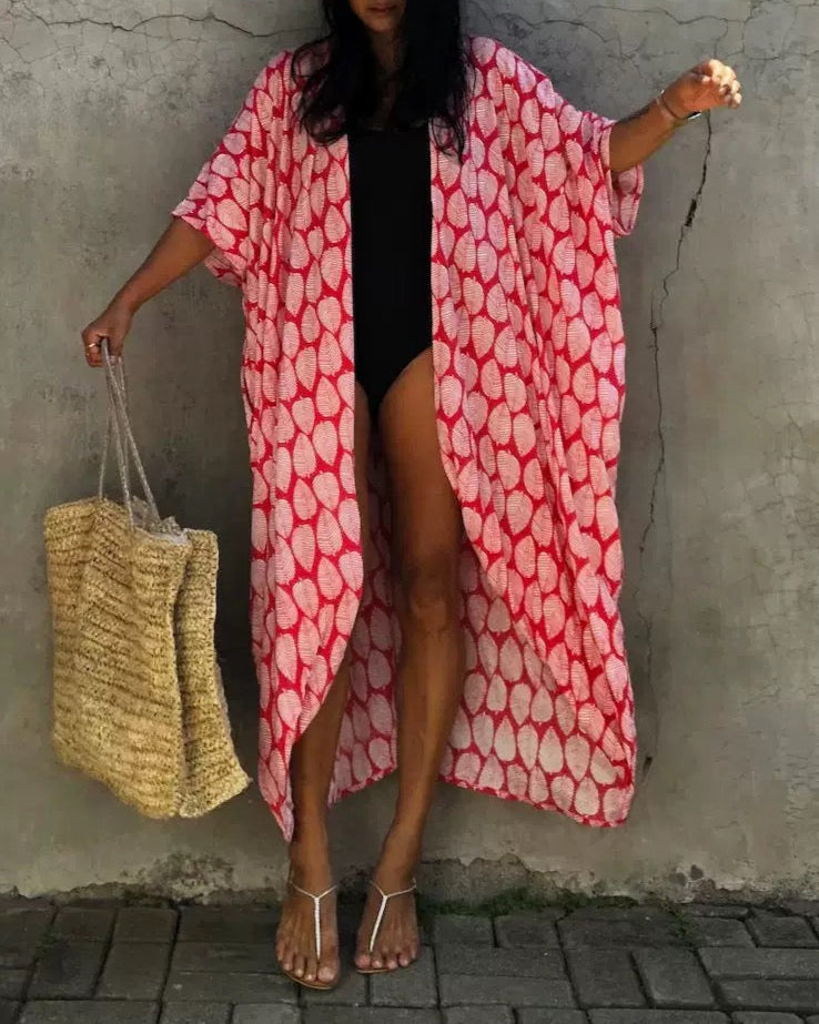 Sahira Leaf Kimono