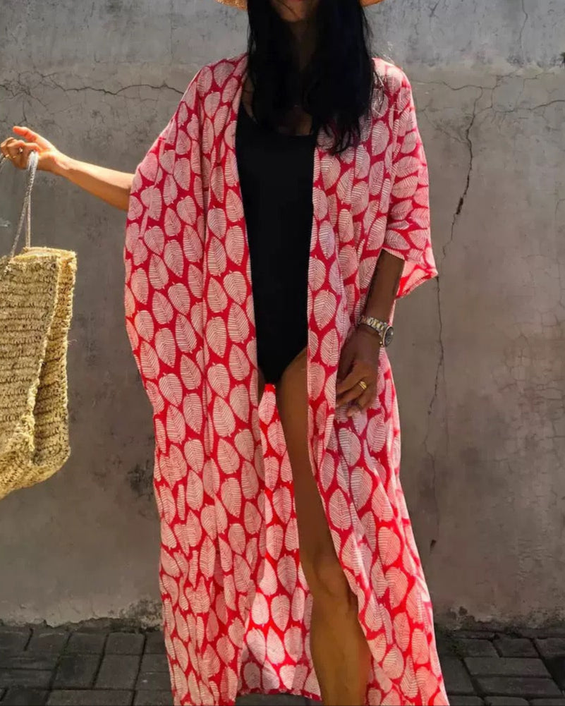 Sahira Leaf Kimono