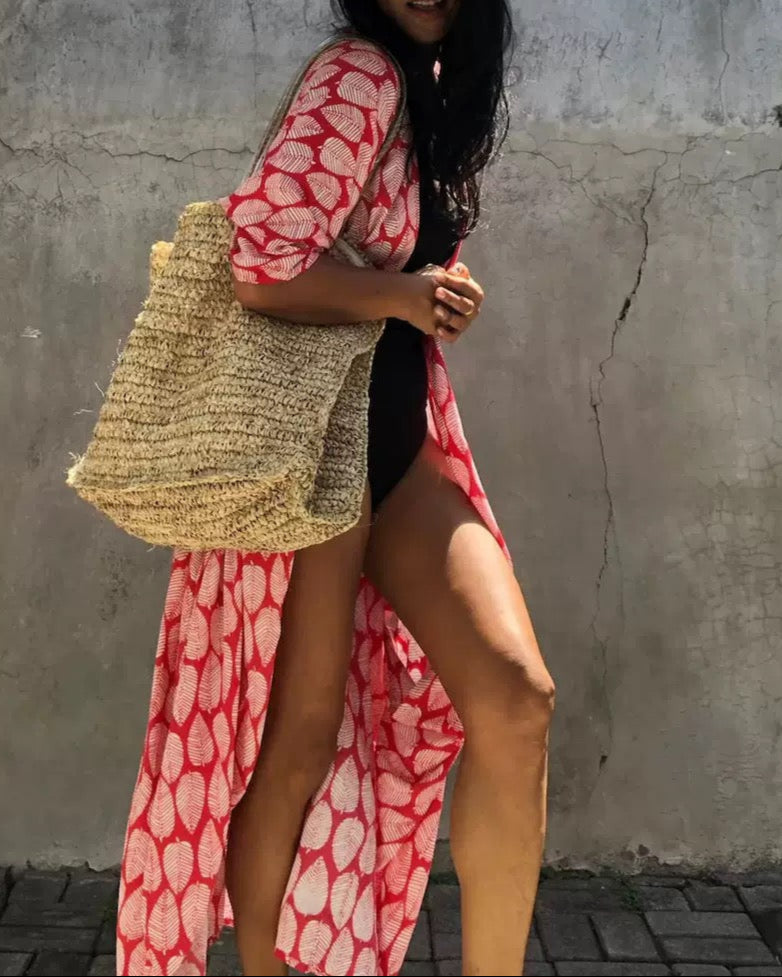 Sahira Leaf Kimono