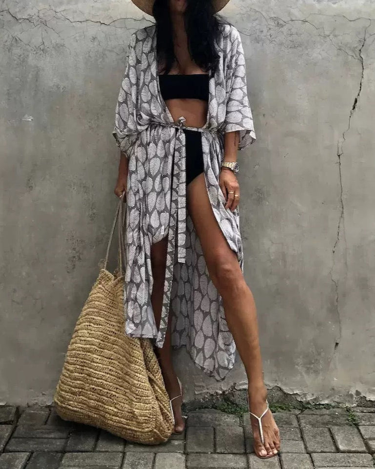 Sahira Leaf Kimono