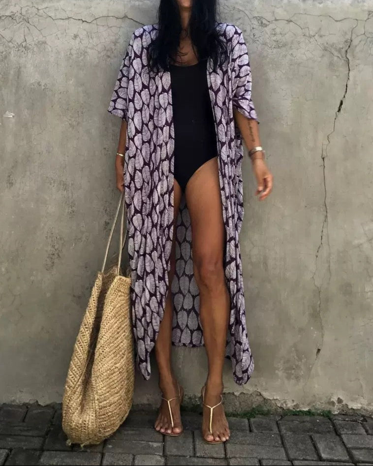 Sahira Leaf Kimono