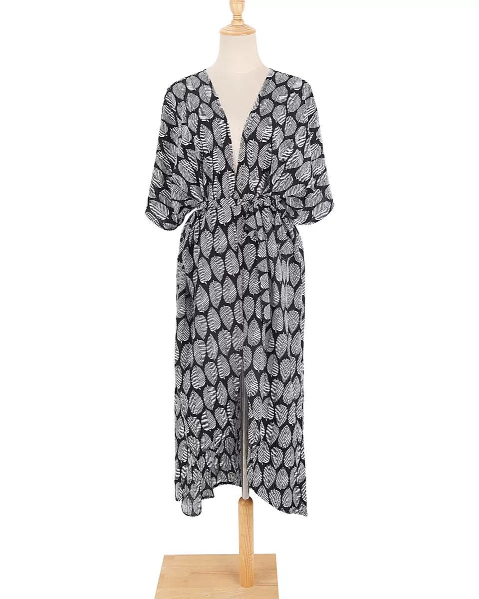 Sahira Leaf Kimono