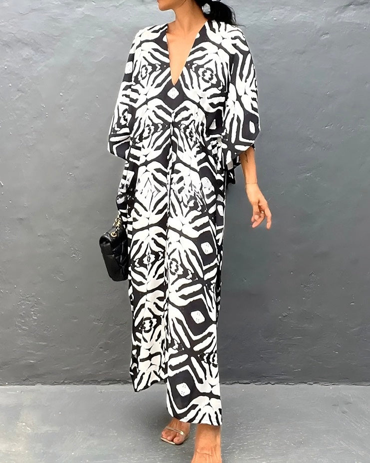 Zaria Wave Kaftan