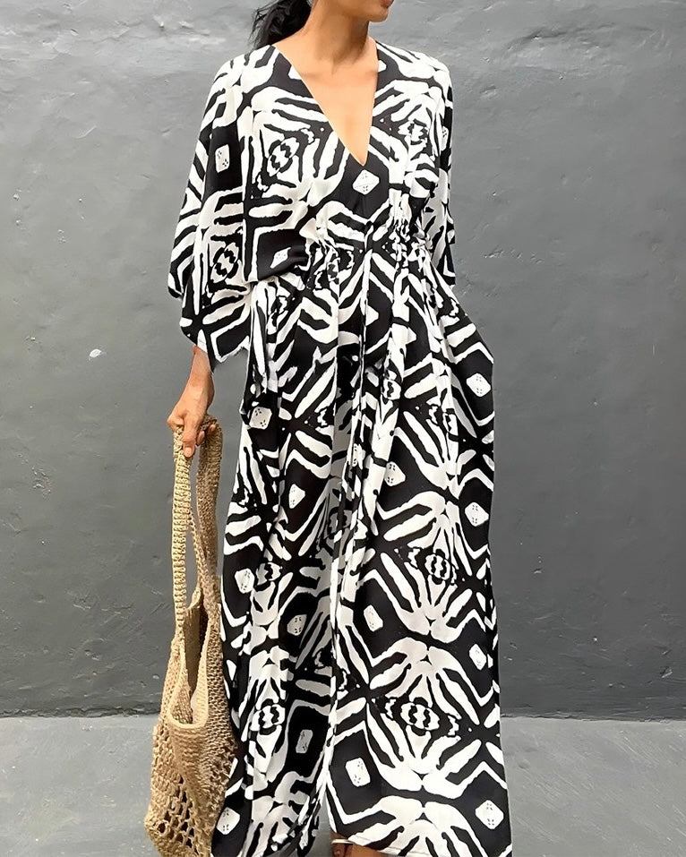 Zaria Wave Kaftan