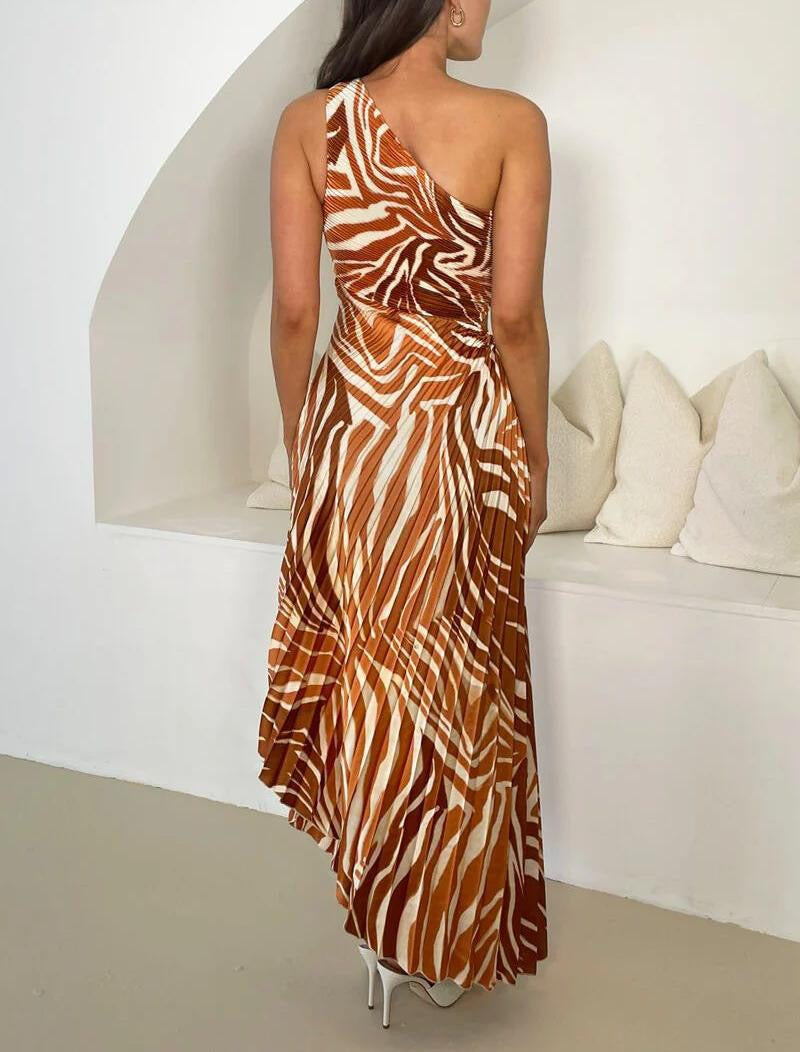 Liora One-Shoulder Maxi Dress