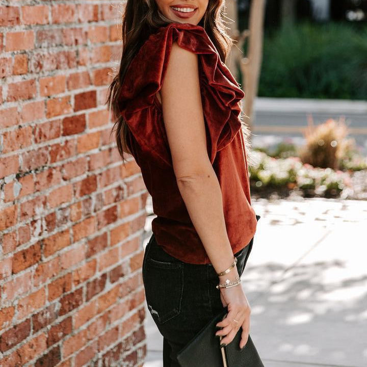 Sienna Velvet Blouse