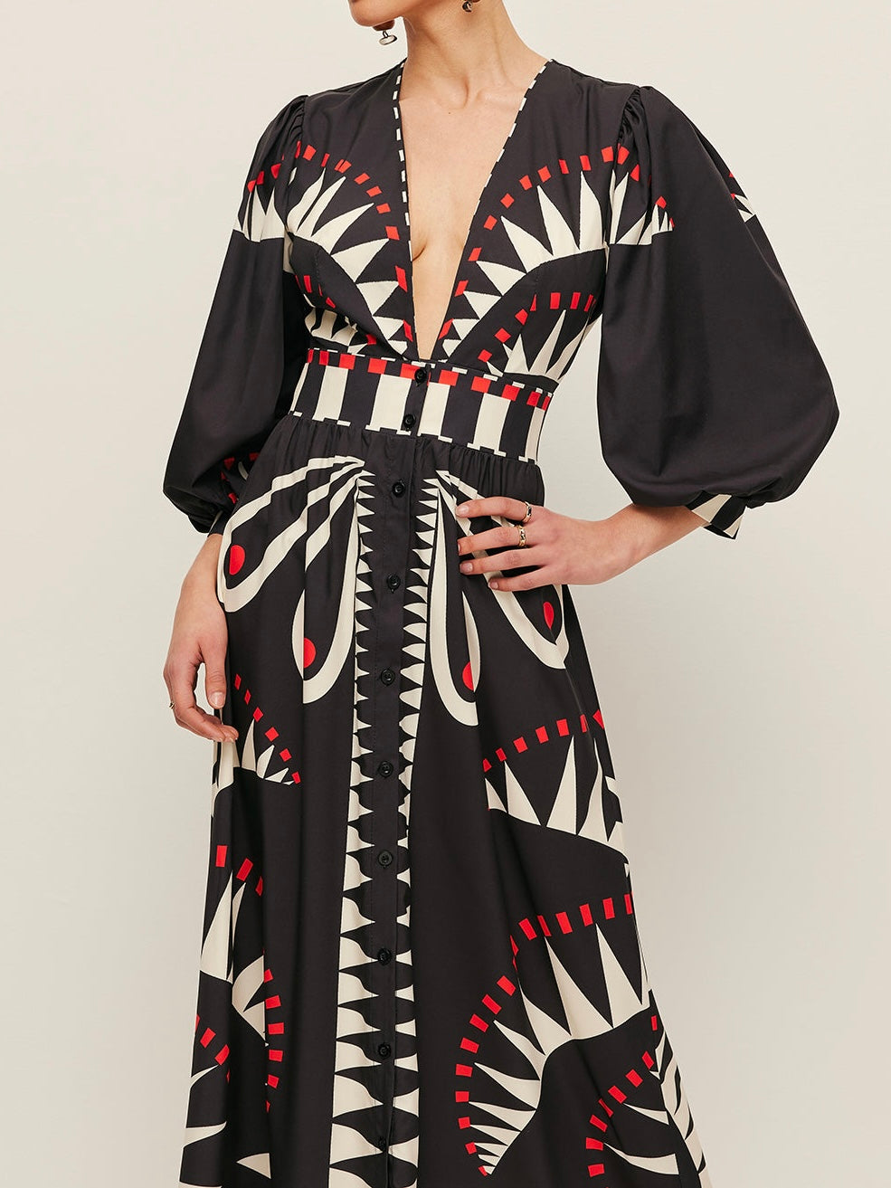 Nerina Geo Maxi Dress