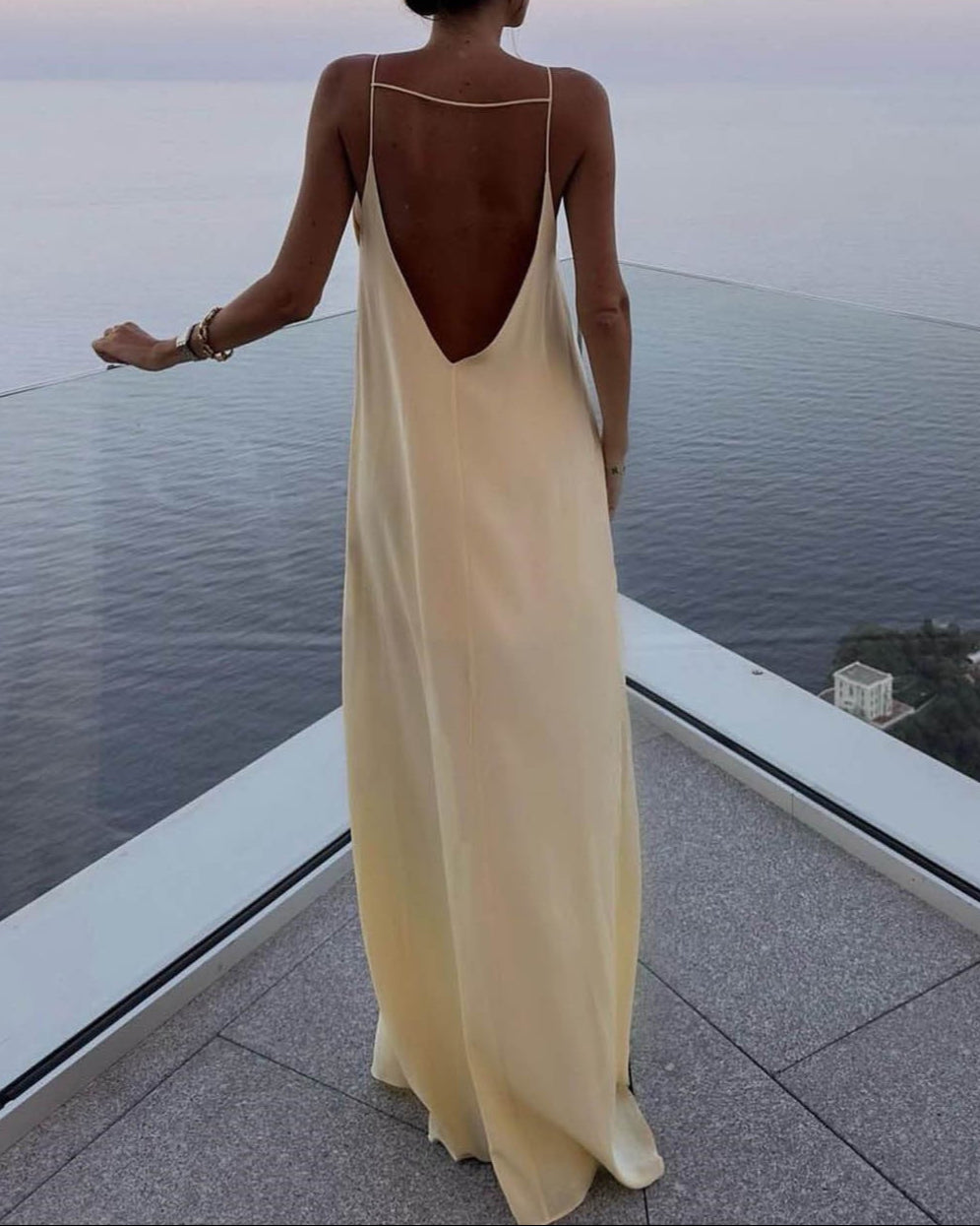Isola Satin Maxi Dress