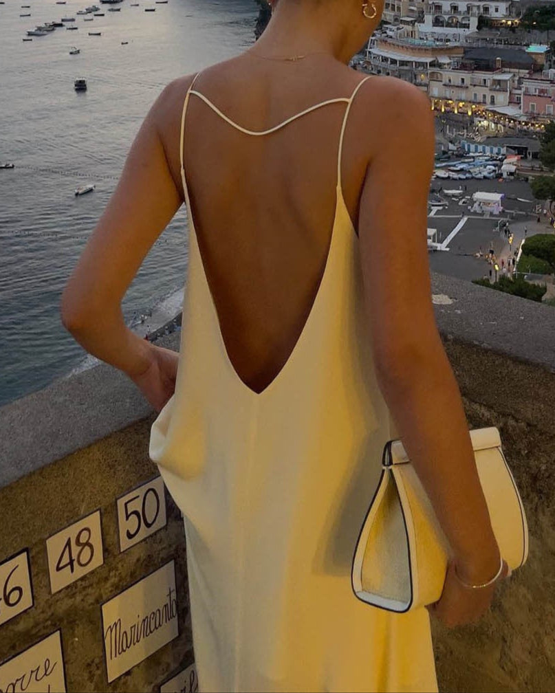 Isola Satin Maxi Dress