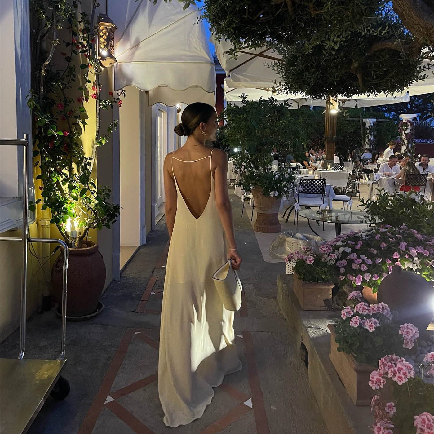 Isola Satin Maxi Dress