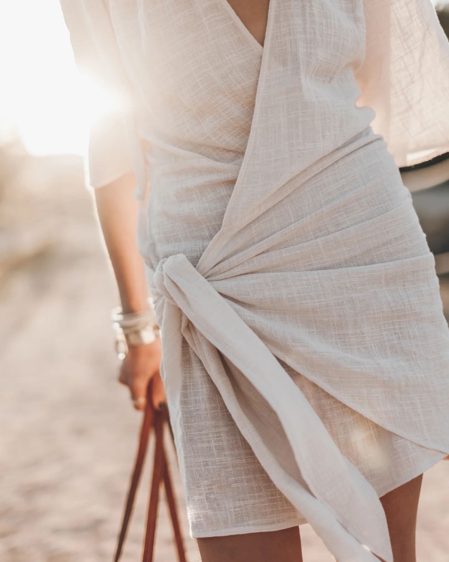 Solara Tie-Wrap Dress