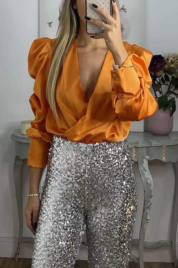 Selene Satin Blouse