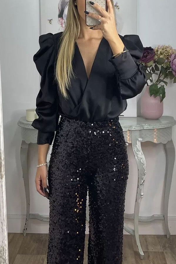 Selene Satin Blouse