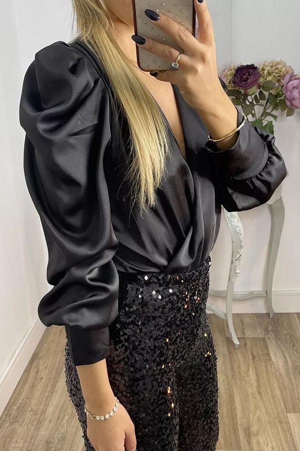 Selene Satin Blouse