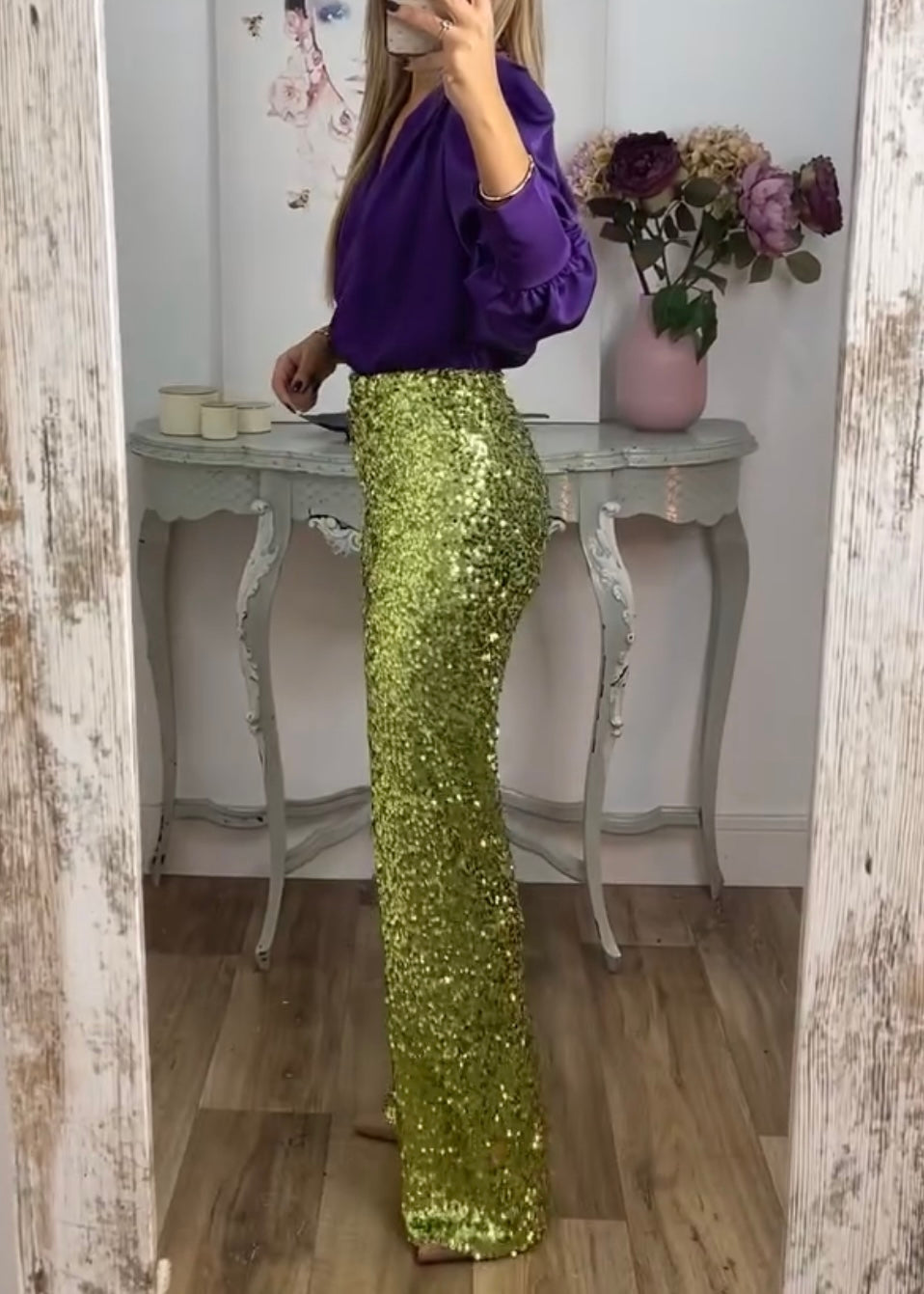 Luna Sequin Pants
