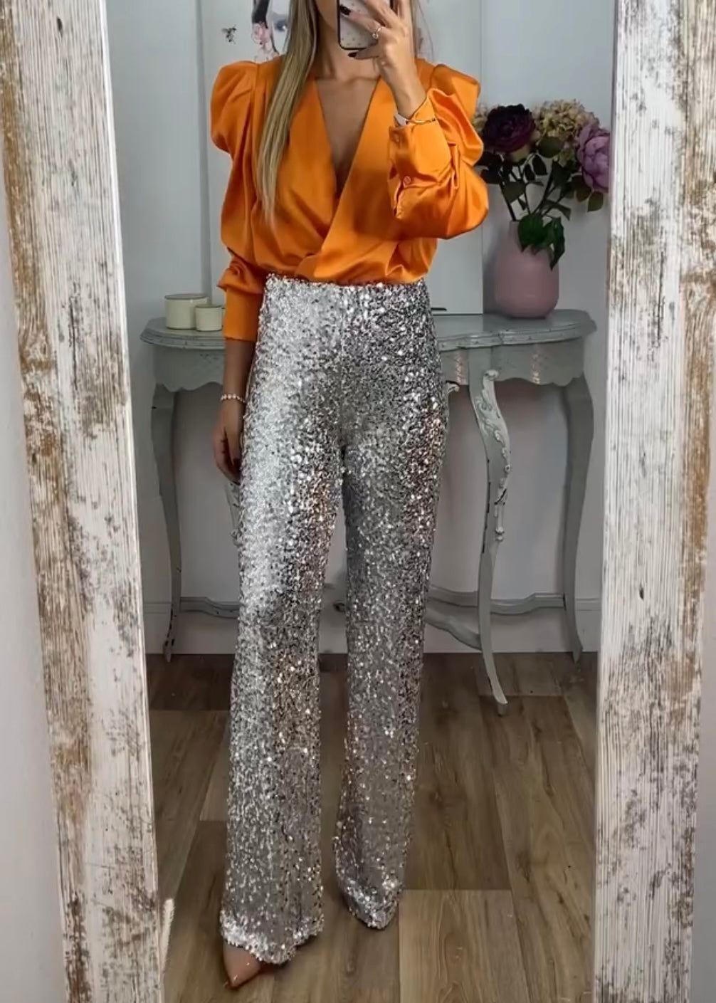 Luna Sequin Pants