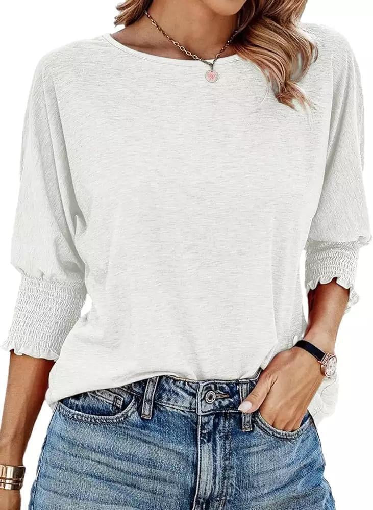 Luna Pleated Sleeve Top