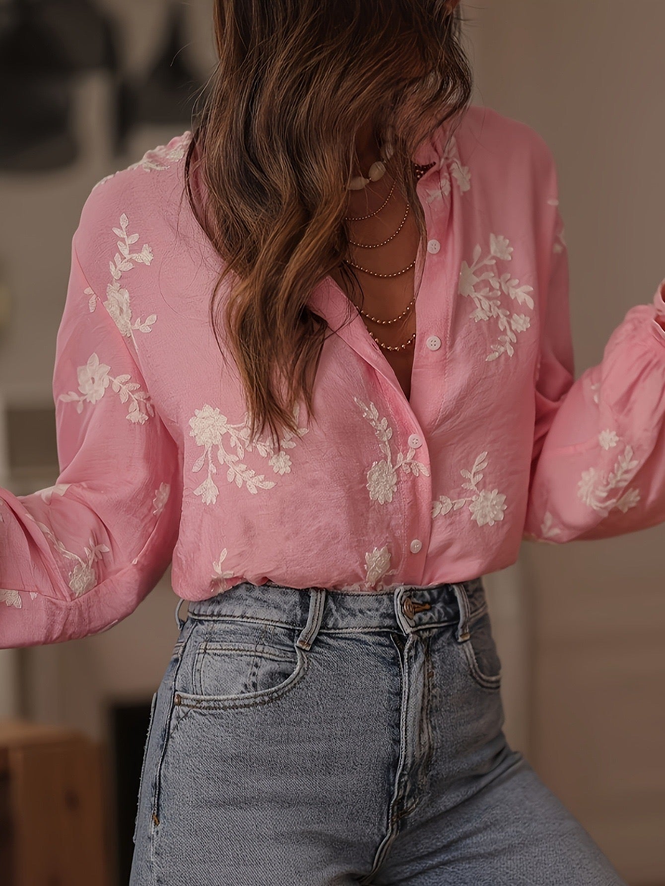 Calis Blush Blouse