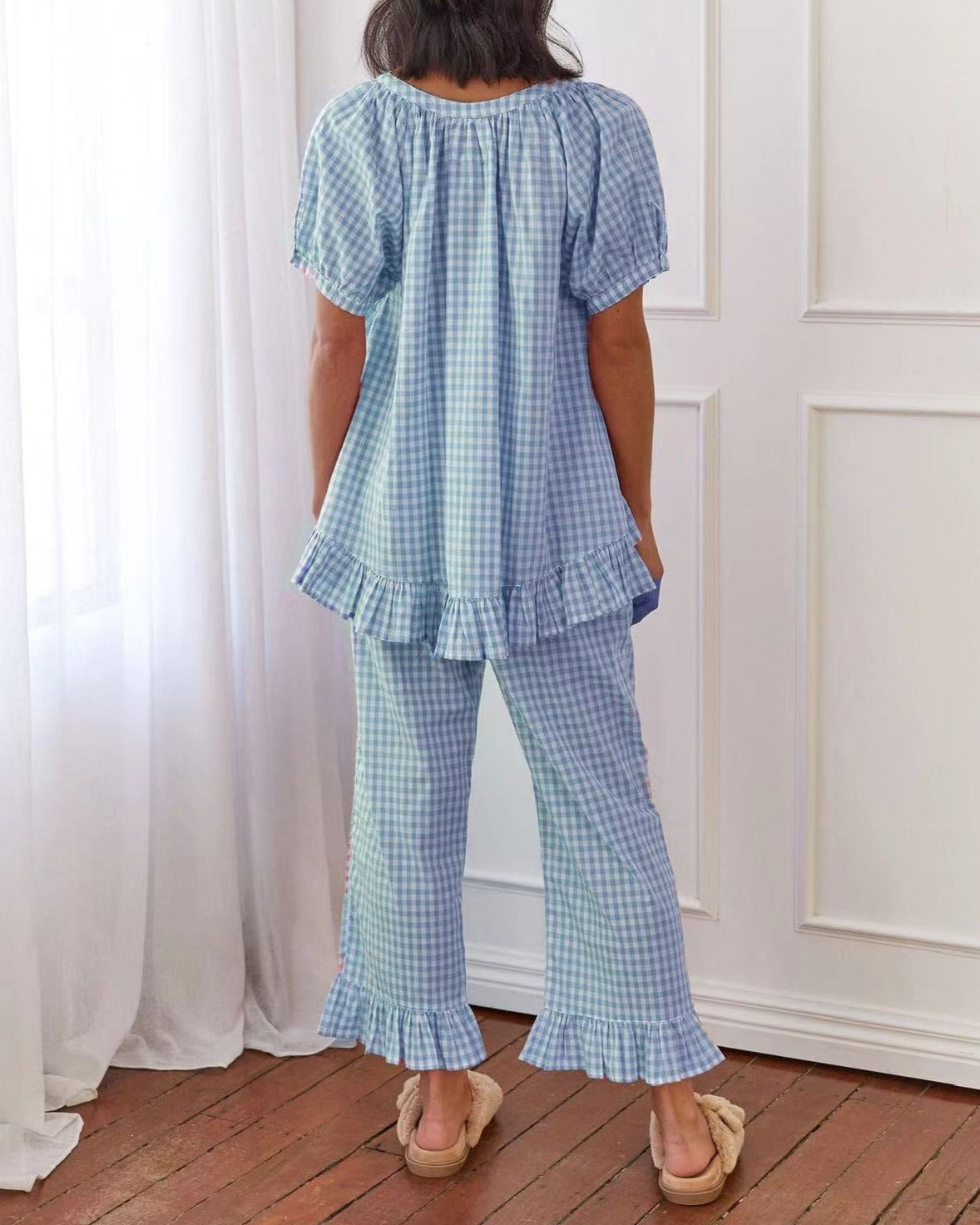 Clara Gingham Pajama Set