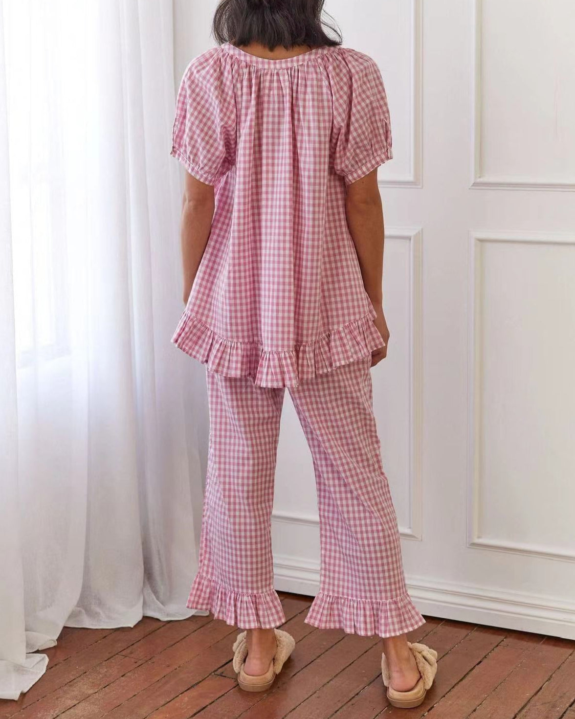 Clara Gingham Pajama Set