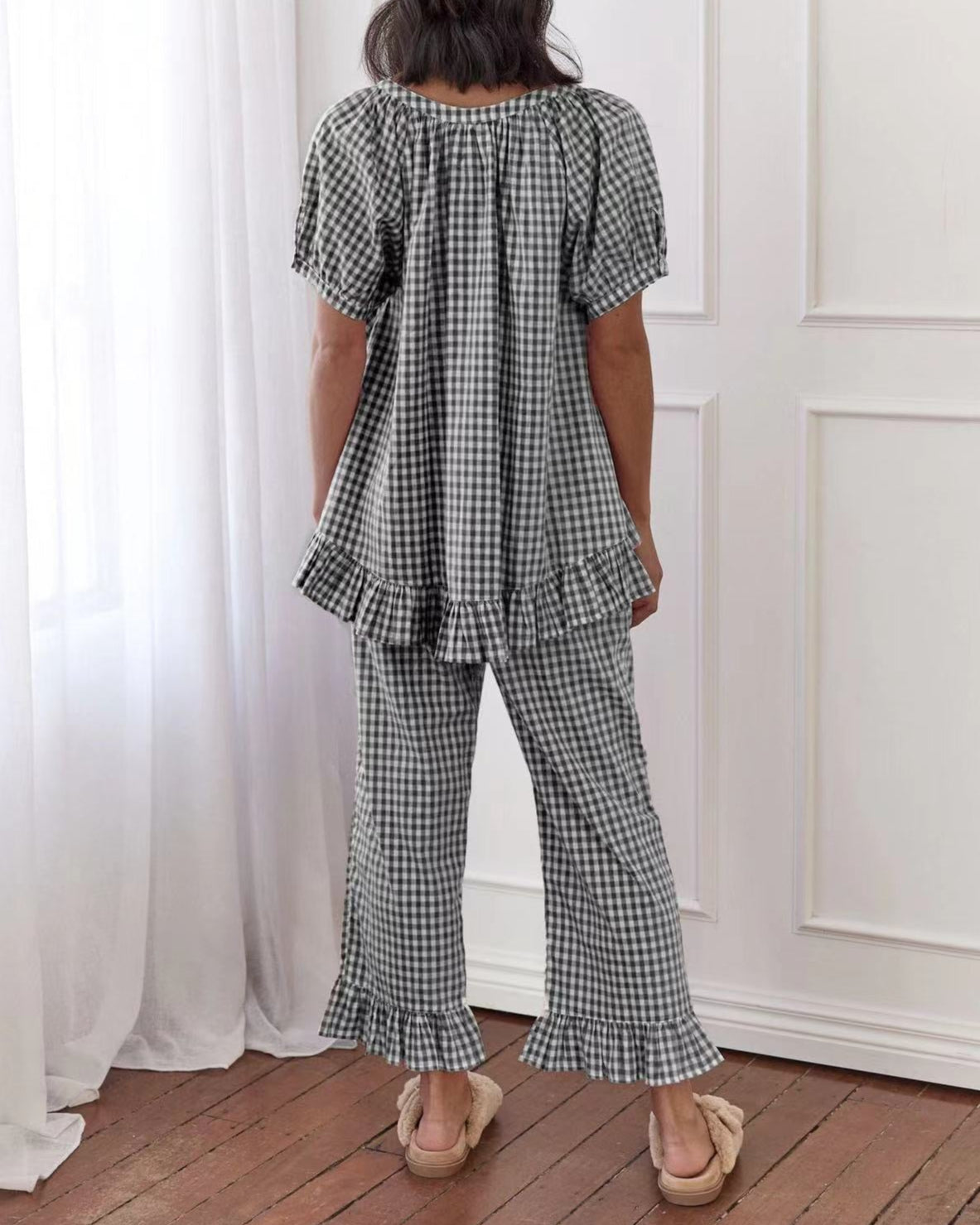 Clara Gingham Pajama Set