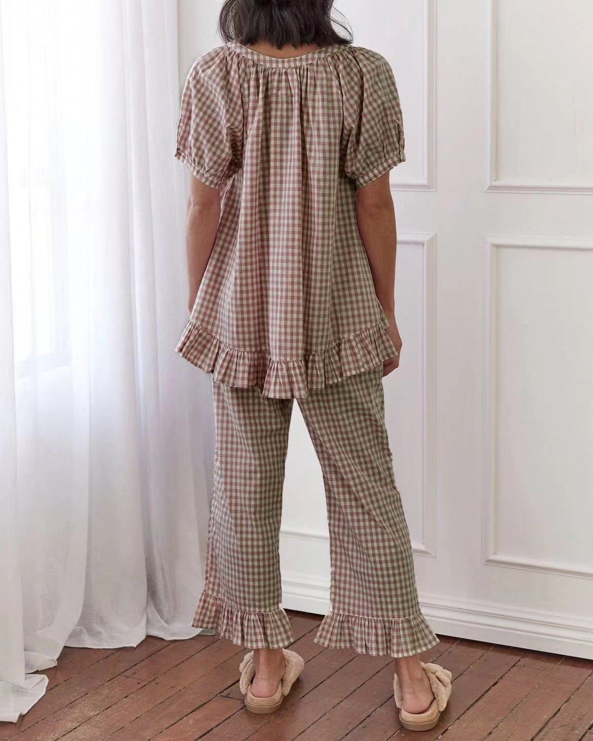 Clara Gingham Pajama Set